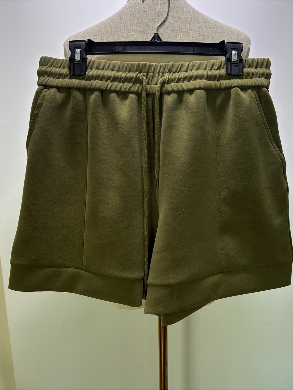 Scotch & Soda Olive Green Casual Pull On Drawstring Shorts Size L